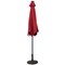 Costway 9FT Patio Solar Umbrella LED Steel Tilt With Crank Blue/Orange/Brige/Tan/Burgundy